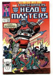 Transformers: Headmasters  #1-VF/NM 1987-MARVEL-First issue