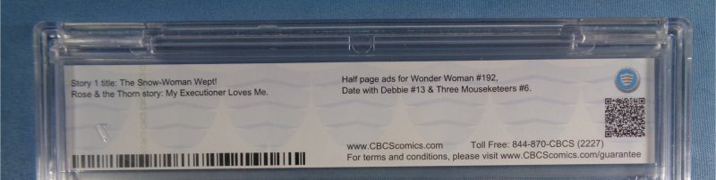 Superman's Girlfriend Lois Lane #107 CBCS 5.0 Superman Pin-Up