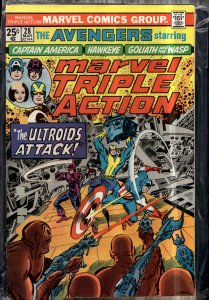 Marvel Triple Action #28 (1976) The Avengers