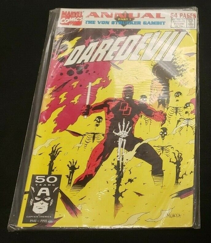 DAREDEVIL 2PC (VF) ANNUAL #7, PROMISES, THE VON STRUCKER GAMBIT 1983-91