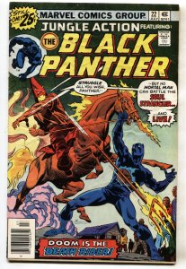 Jungle Action #22 Black Panther vs. Klan cover comic book 1976