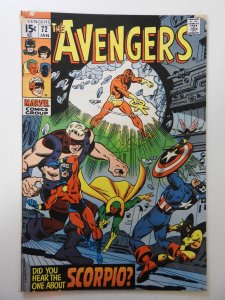 The Avengers #72 VG- Condition
