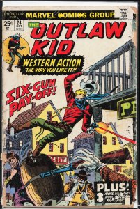 The Outlaw Kid #24 (1974) The Outlaw Kid