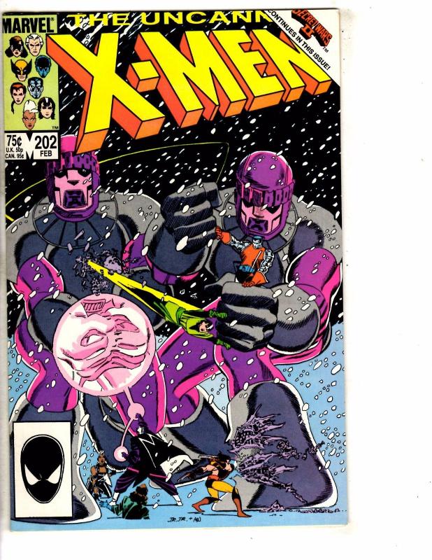 10 Uncanny X-Men Marvel Comic Books #177 188 191 195 198 199 202 203 206 215 GJ3