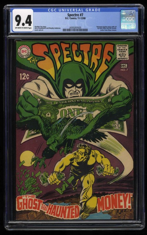 Spectre #7 CGC NM 9.4 Off White to White