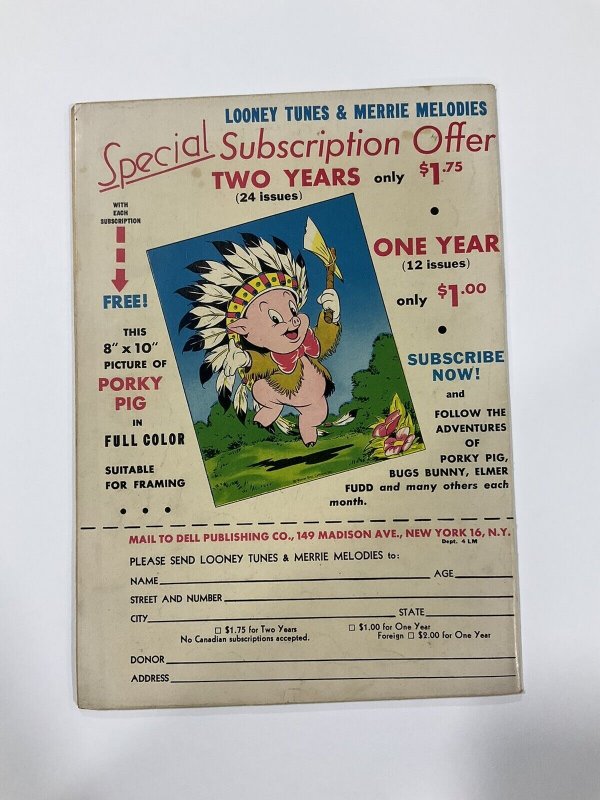 Looney Tunes Comics 78 Merrie Melodies Vintage 1948 Dell Comics