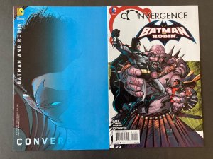 Convergence Batman and Robin #1 and 2 complete set full run (2015)