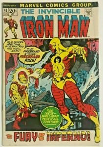 INVINCIBLE IRON MAN#48 VG/FN 1972 MARVEL BRONZE AGE COMICS