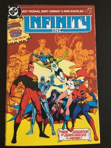 INFINITY INC #1, VF/NM, Wonder Woman, Flash, JSA, Power Girl, 1984