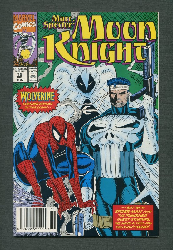 Moon Knight #19  / 9.6 NM+  /  Newsstand October 1990