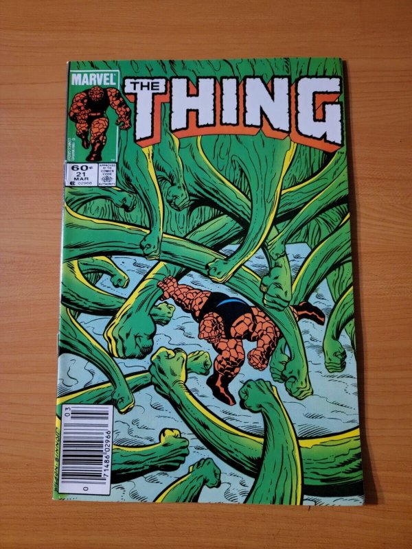 The Thing #21 Newsstand MARK JEWELER Variant ~ NEAR MINT NM ~ 1985 Marvel Comics