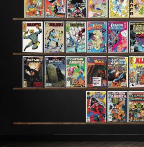 Huge Lot 140+ Comics with Captain America, Alf, Detective Comics & More!