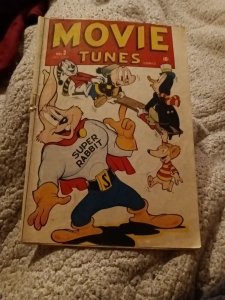 Movie Tunes 3 Timely Comics 1946 Super Rabbit The Crooner! Hero golden age book