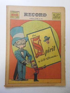 The Spirit #57 (1941) Newsprint Comic Insert Rare!