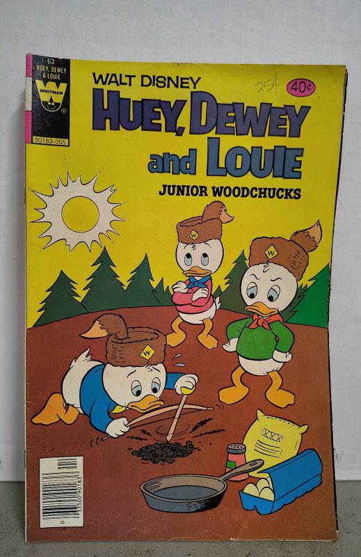 Walt Disney Huey, Dewey and Louie Junior Woodchucks #63 (1980). H02