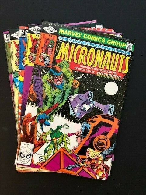 LOT of 5~MARVEL THE MICRONAUTS #25-29  1980/81 FINE/VERY FINE  (A182)