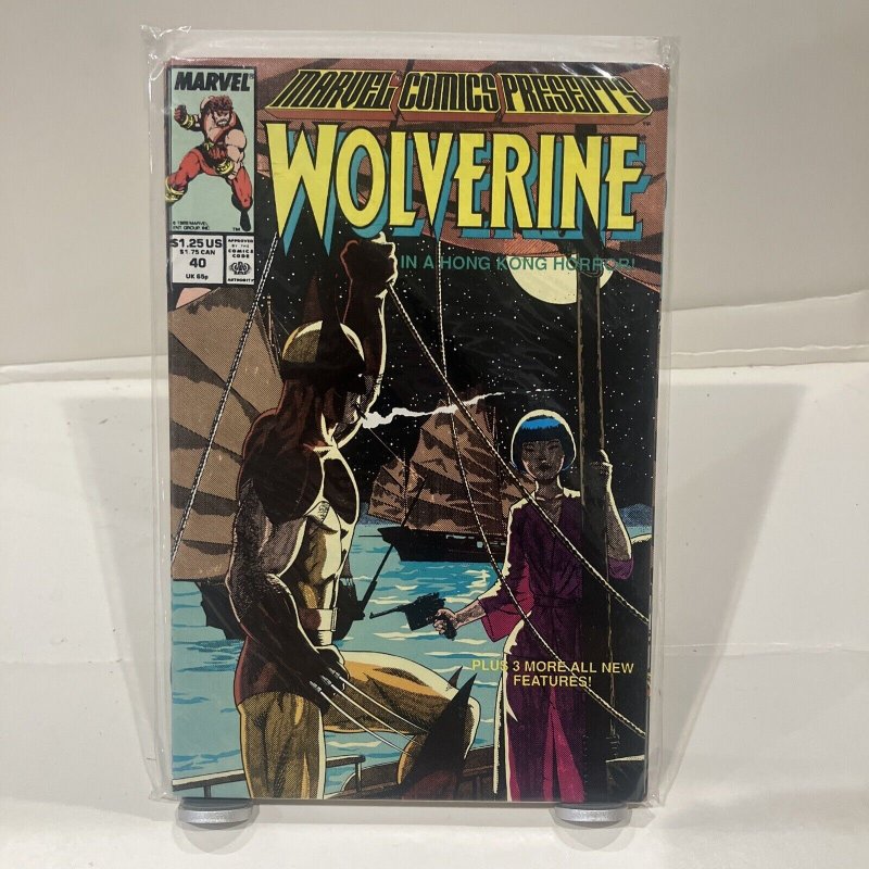 Marvel Comics Presents Wolverine # 40 Hong Kong Horror 1989