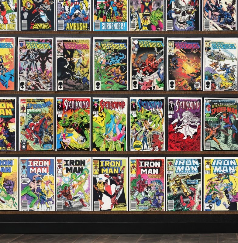 Huge Lot 140+ Comics with Iron Man, The Defenders, Spider-Man & More!