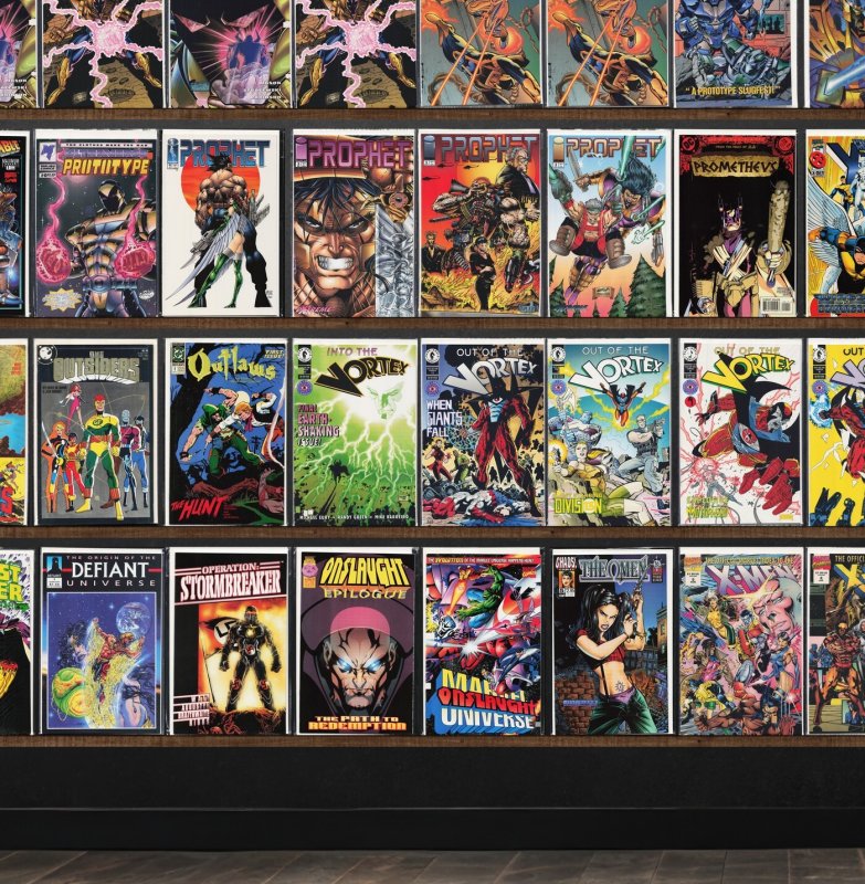 Huge Lot 150+ Comics with Prototype, The Outsiders, Psi Lords, Nova & More!