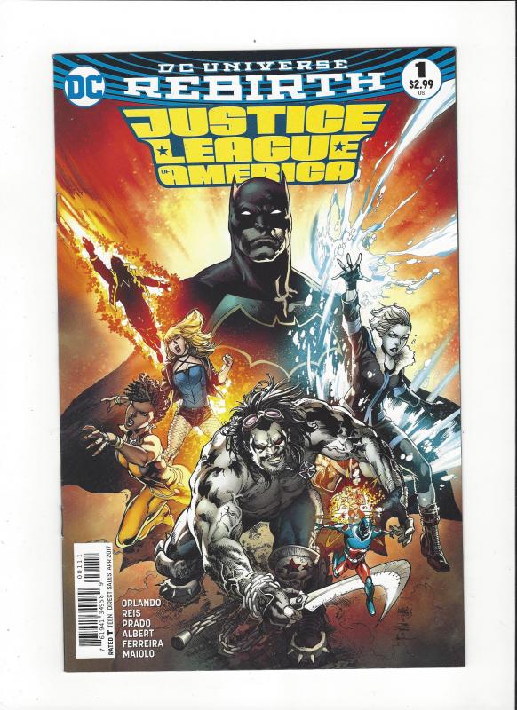 Justice League America #1 DC Universe Rebirth NM