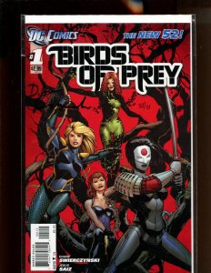 Birds Of Prey #1 - 33/75 SIGNED BY DUANE SWIERCZYNSKI W/COA! (9.0/9.2) 2011