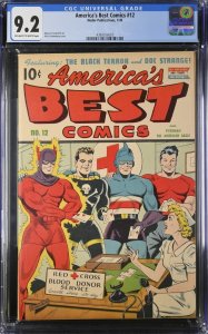 America's Best Comics #12 1945 CGC 9.2 - Highest Graded! Golden Age Time Capsule