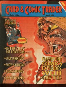 CARD AND COMIC TRADER 1994 MAR-FLASHPOPINT COMICS FN/VF