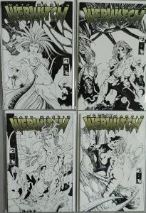 Webwitch Lot of 4 Pure Art Variant Covers !!!  NM