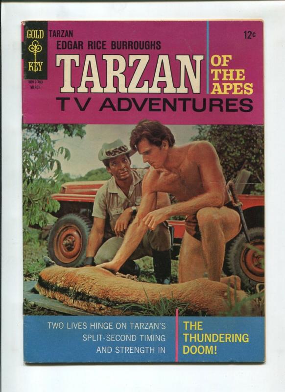 TARZAN #165 1967-GOLD KEY-EDGAR RICE BURROUGHS-FN