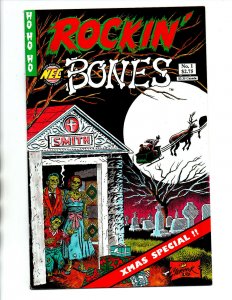 Rockin Bones Xmas Special #1 - Horror - New England Comics - 1992 - FN
