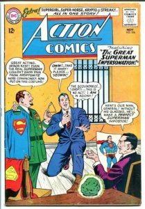 ACTION COMICS #306 1963-Superman-Kryptonite cover-l@@k! VG 