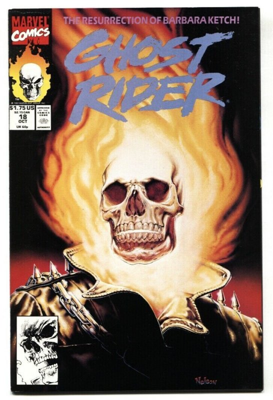 Ghost Rider #18 1991-Great cover! Marvel NM-