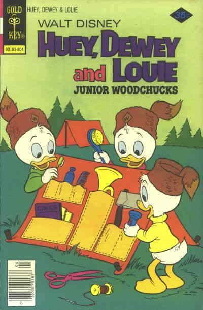 Huey, Dewey, and Louie Junior Woodchucks #49 FN; Gold Key | save on shipping - d