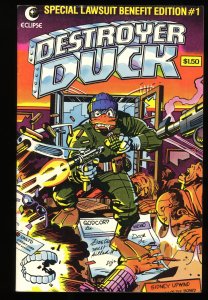 Destroyer Duck #1 1st Appearance Groo!