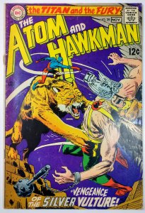 Atom and Hawkman #39 (2.5, 1968) Top Staple Detached, Title becomes The Atom ...