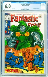 Fantastic Four #86 (1969) CGC 6.0! OWW Pages!