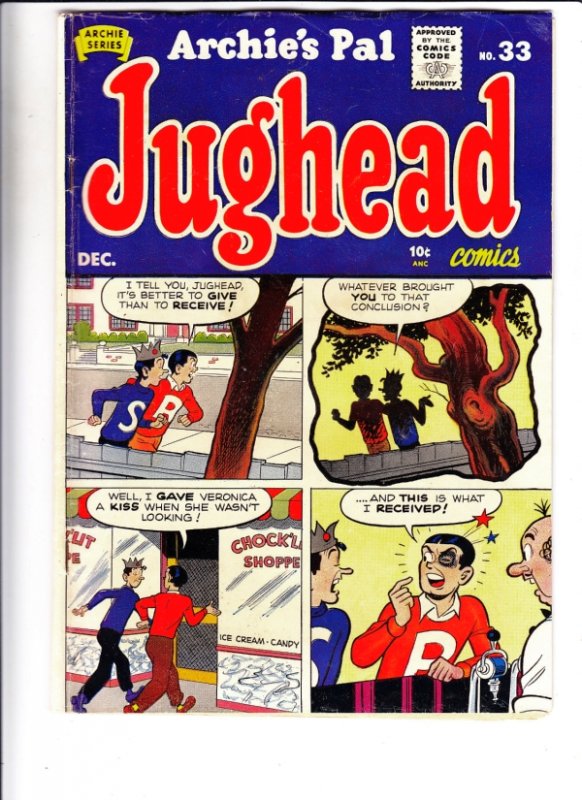 Jughead, Archie's Pal #33 (Dec-55) VG/FN+ Mid-Grade Archie, Betty, Veronica, ...