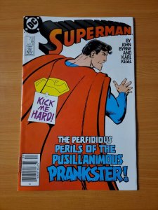 Superman #16 Newsstand Variant ~ NEAR MINT NM ~ 1988 DC Comics