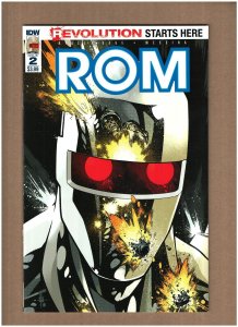Rom #2 IDW Comics 2016 Spaceknight Revolution Transformers NM- 9.2