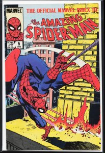 The Official Marvel Index to the Amazing Spider-Man #5 (1985) Spider-Man