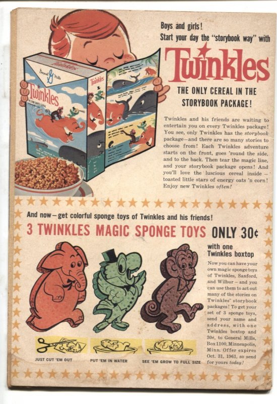 Cheyenne #21 1961- Dell Western- Clint Walker G/VG