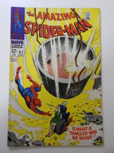 The Amazing Spider-Man #61 (1968) VG/FN Condition! 1 in tear fc, ink on fc