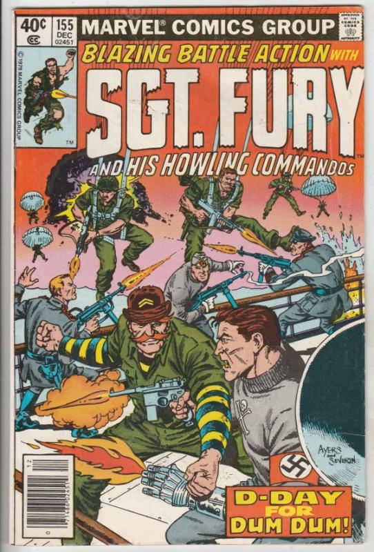 Sgt. Fury and His Howling Commandos #155 (Dec-78) FN/VF Mid-High-Grade Sgt. F...