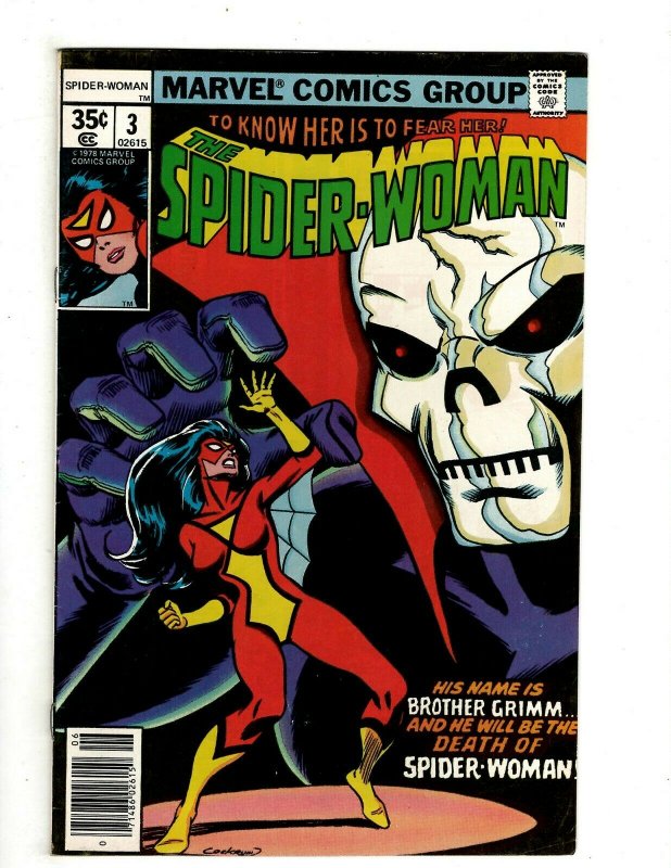 9 The Spider-Woman Marvel Comics # 2 3 4 5 6 7 8 9 10 Know Her Fear Her J461