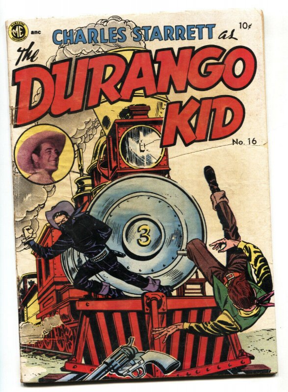 DURANGO KID #16-1952-ME COMICS-FRANK FRAZETTA-CHARLES STARRETT