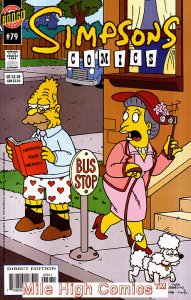SIMPSONS COMICS (BONGO) (1993 Series) #79 Very Fine Comics Book
