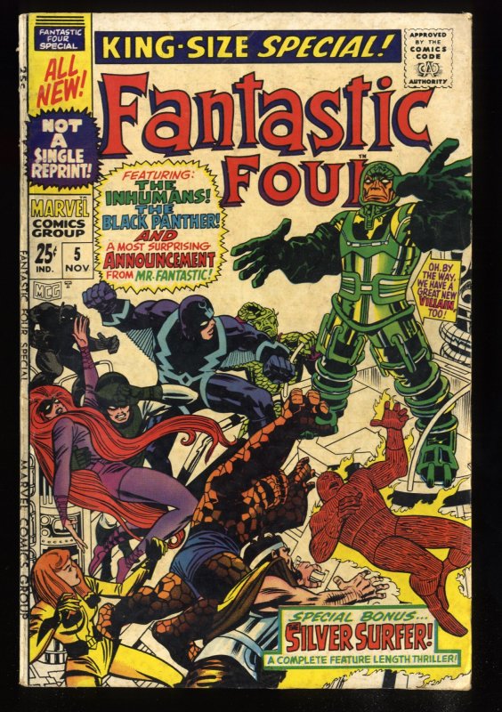 Fantastic Four Annual #5 VG 4.0