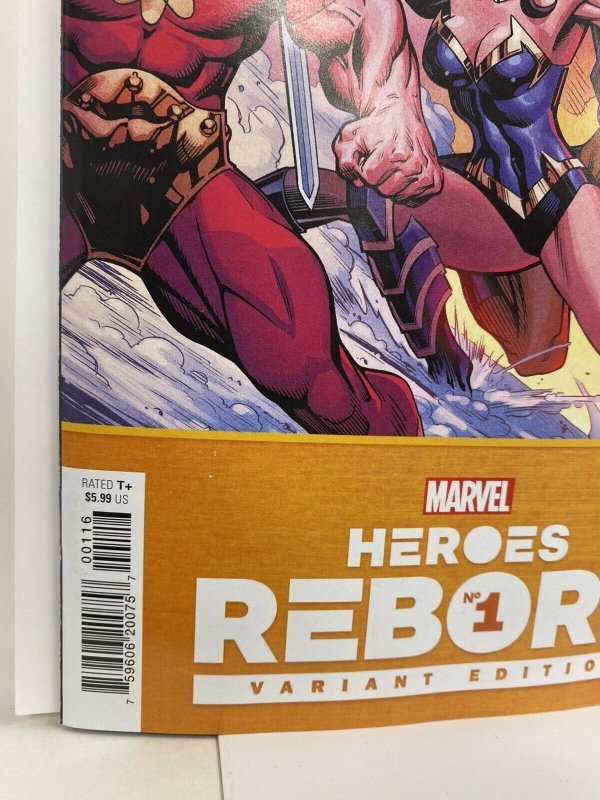 HEROES REBORN #1 1:50 Veregge + 1:25 Ed McGuiness Incentive Variant Set NM 2021