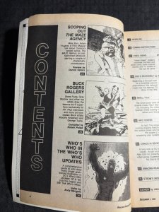 1988 AMAZING HEROES Comic Magazine #154 FN- 5.5 Maze Agency / Buck Rogers