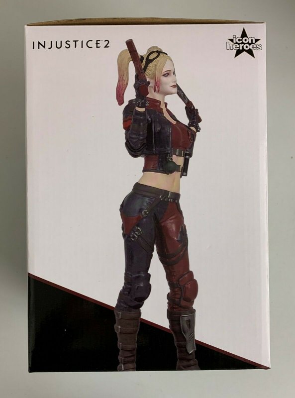 Icon Heroes Injustice 2 Harley Quinn (Red Jacket) Deluxe Statue Limited Edition 